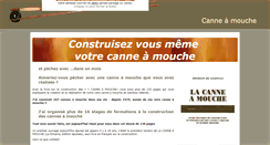 Desktop Screenshot of canne-a-mouche.fr