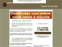 Tablet Screenshot of canne-a-mouche.fr